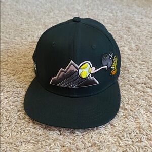Forest Green Colorado Rockies X Yoshi Embroidered Cap - Size 7.5 - worn once